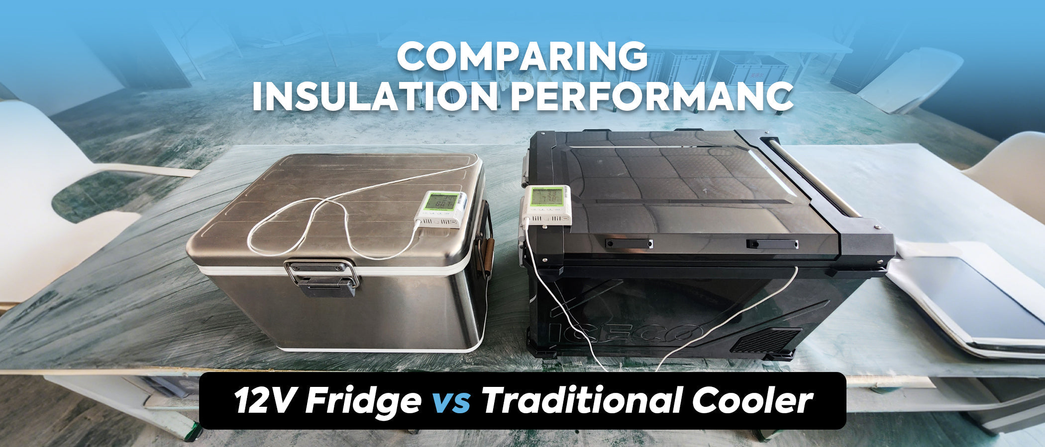 Comparing Insulation Performance:12V Fridge vs Traditional Cooler