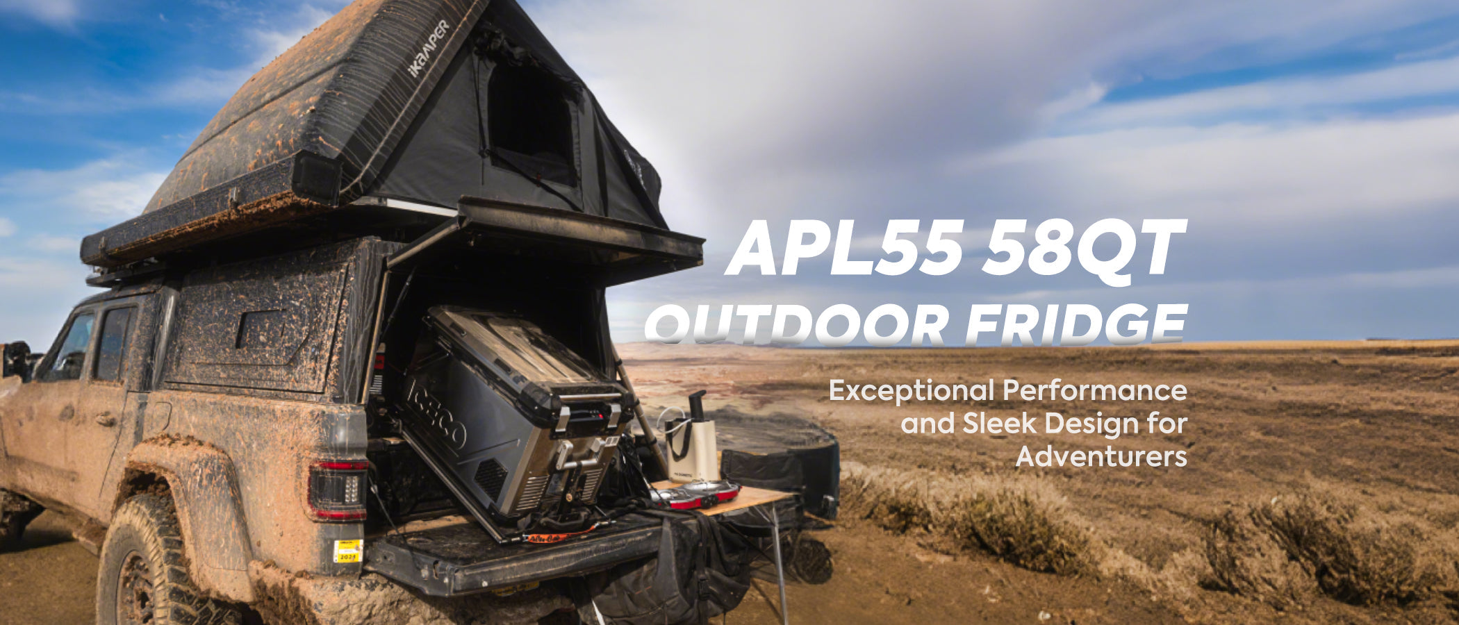ICECO APL55 58QT Outdoor Fridge—— Exceptional Performance and Sleek Design for Adventurers
