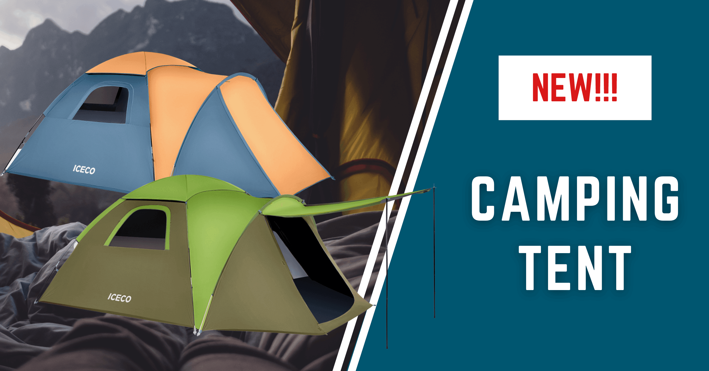 Introducing ICECO’s New Camping Tent for Family Camping - www.icecofreezesale.com