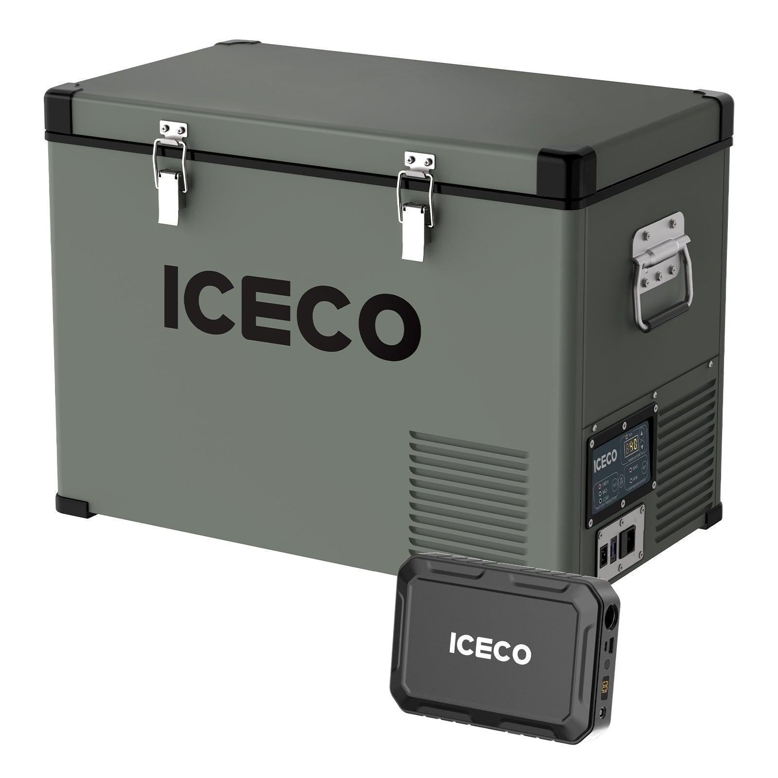 47.5QT VL45 Portable Fridge Single Zone Freezer With Magnetic Power Bank-Portable Fridge-www.icecofreezesale.com