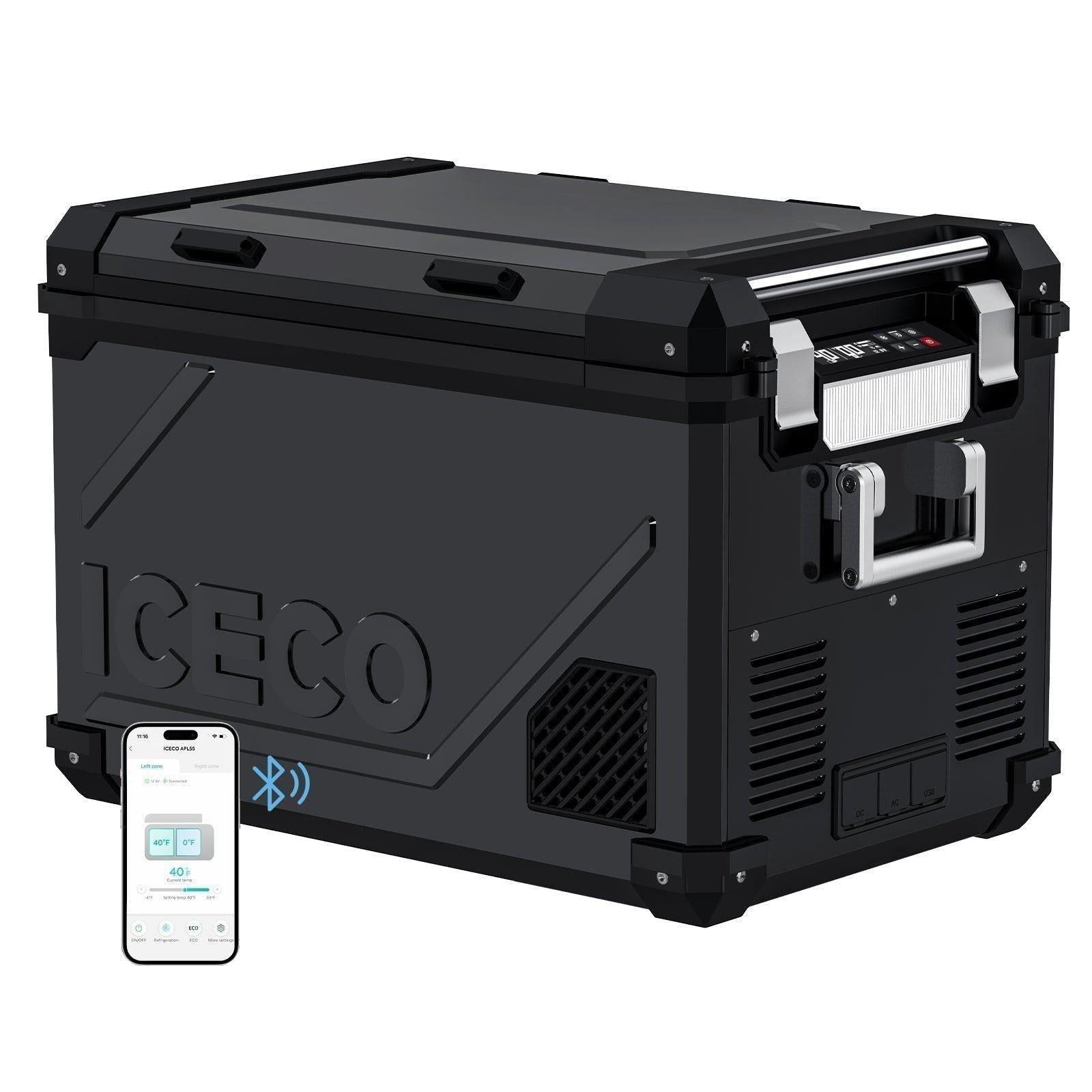 58QT APL55 Dual Zone 12 Volt Fridge refrigerator | ICECO-Portable Fridge-www.icecofreezesale.com