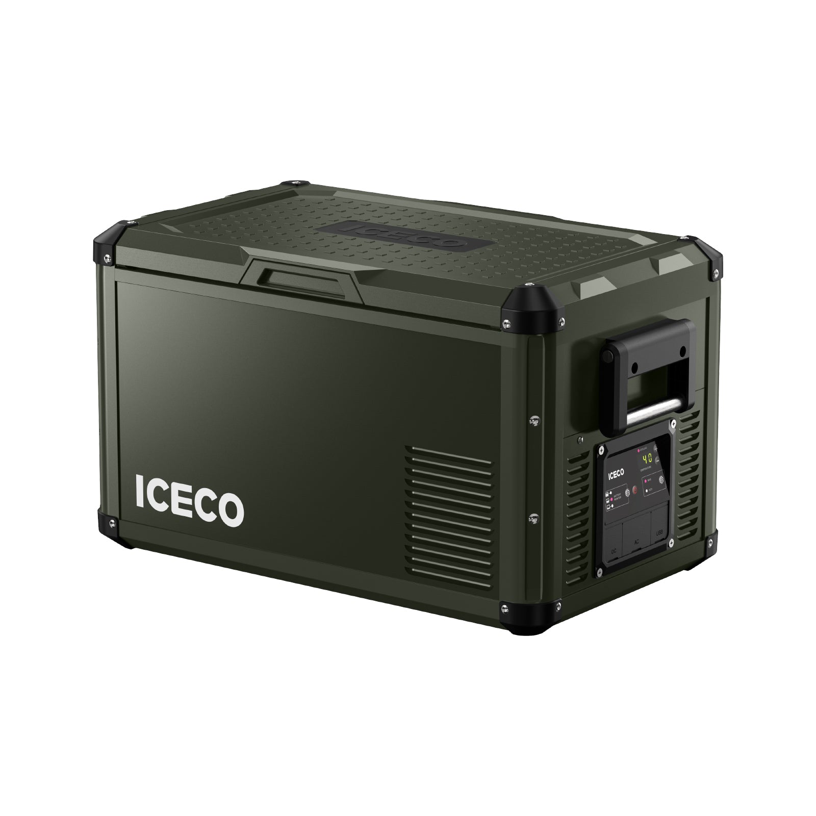 NEW！37QT VL35ProS Olive 12V Metal Single Zone Fridge Freezer | ICECO-Portable Fridge-www.icecofreezesale.com