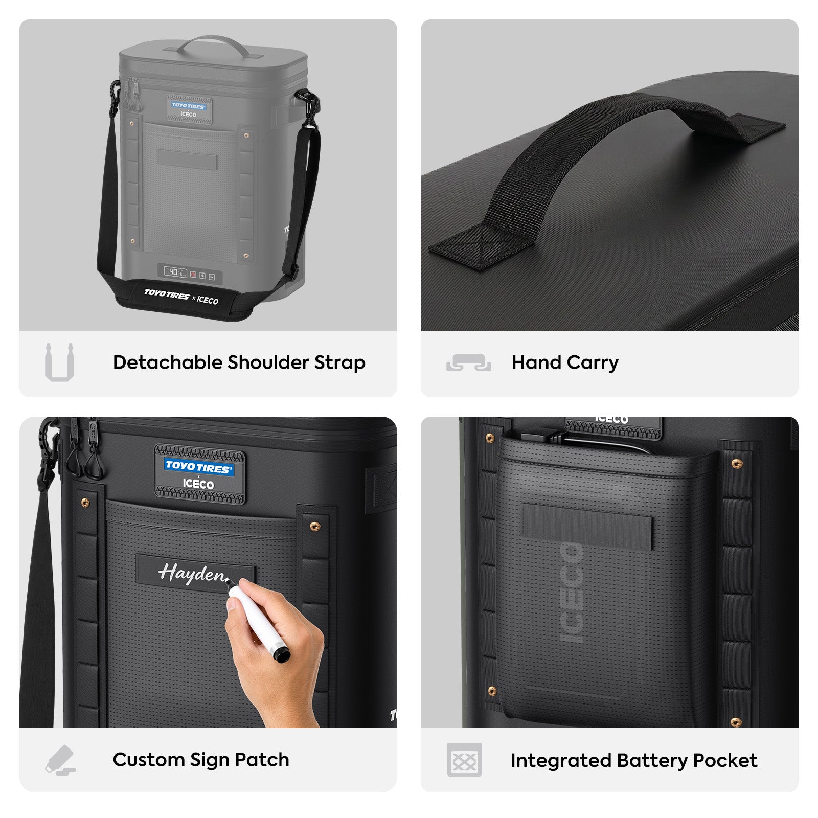 13.5QT GOPACK12 Single Zone 12V Ice-Free Portable Freezer | ICECO × TOYO TIRES® Limited Edition-Portable Fridge-www.icecofreezesale.com