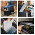 JP Pro Series 40/51QT Dual Zone Wheeled Car Fridge With Cover-SILVER | Ship Out in Early-August-Portable Fridge-www.icecofreezesale.com