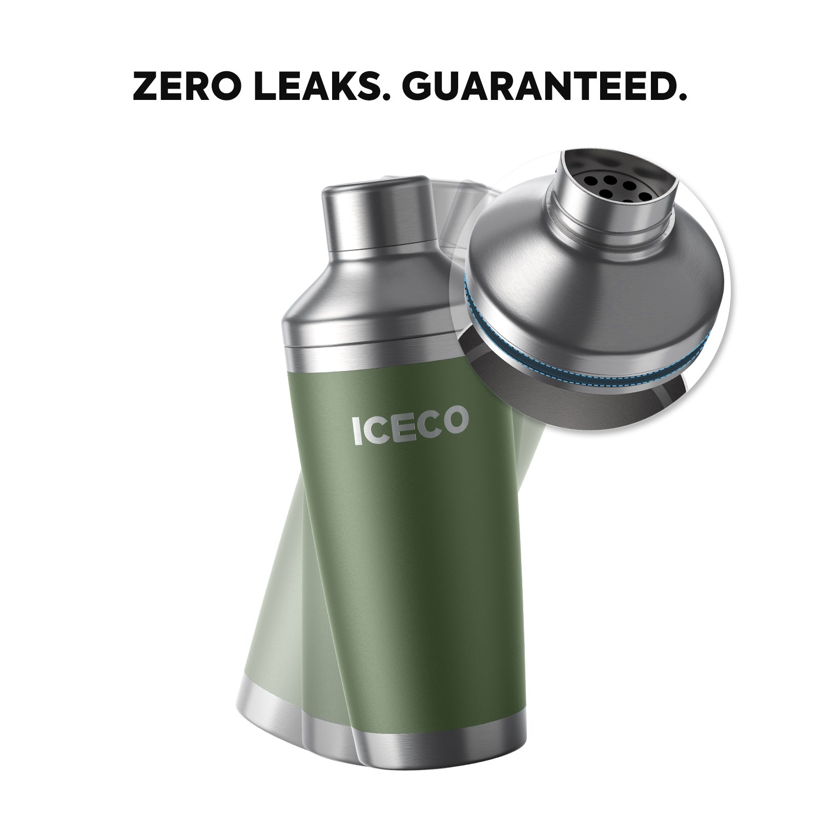 20oz Stainless Steel Cocktail Shaker | ICECO-accessories-www.icecofreezesale.com
