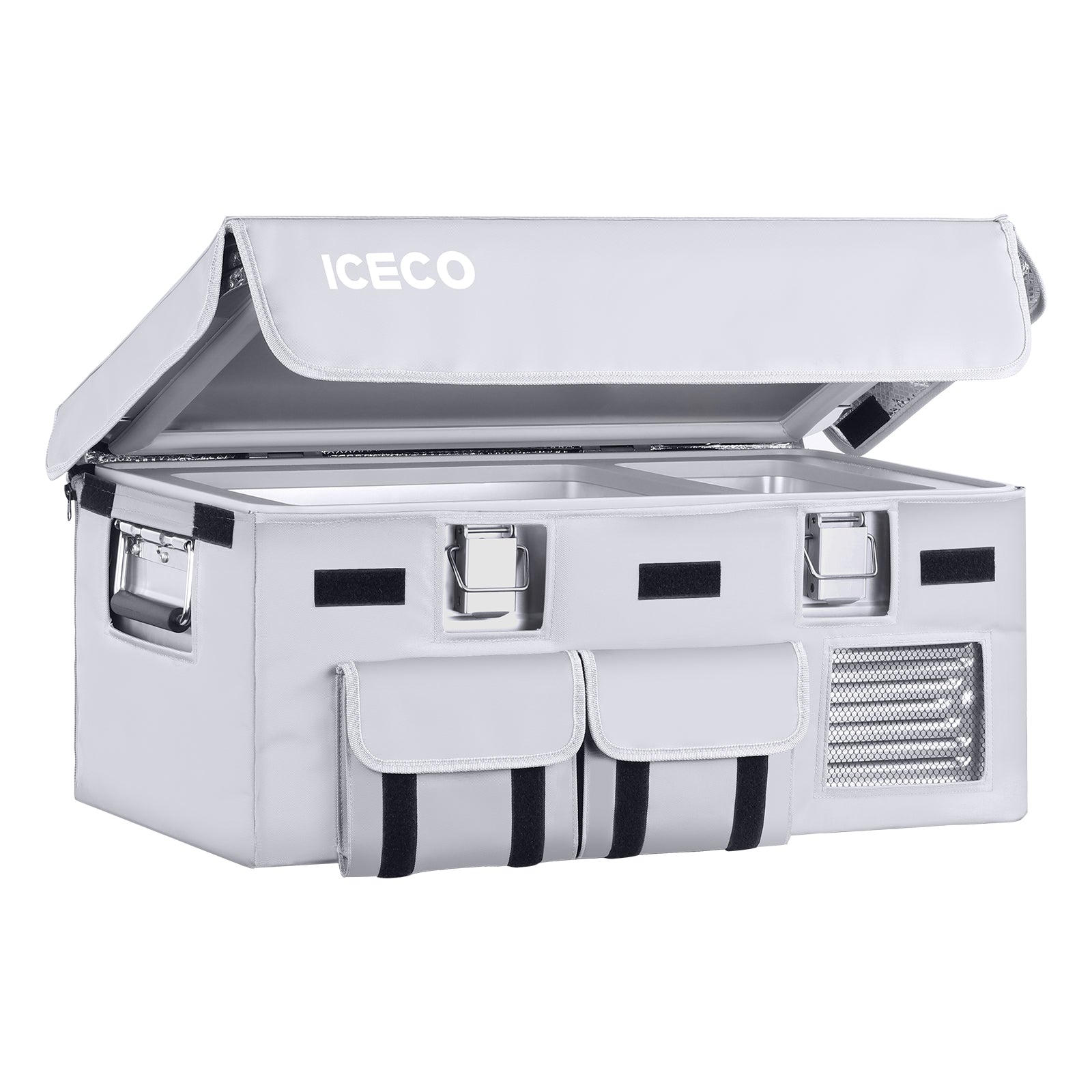21QT APL20 Light Duty Aluminum Freezer Single Zone With Cover-Portable Fridge-www.icecofreezesale.com