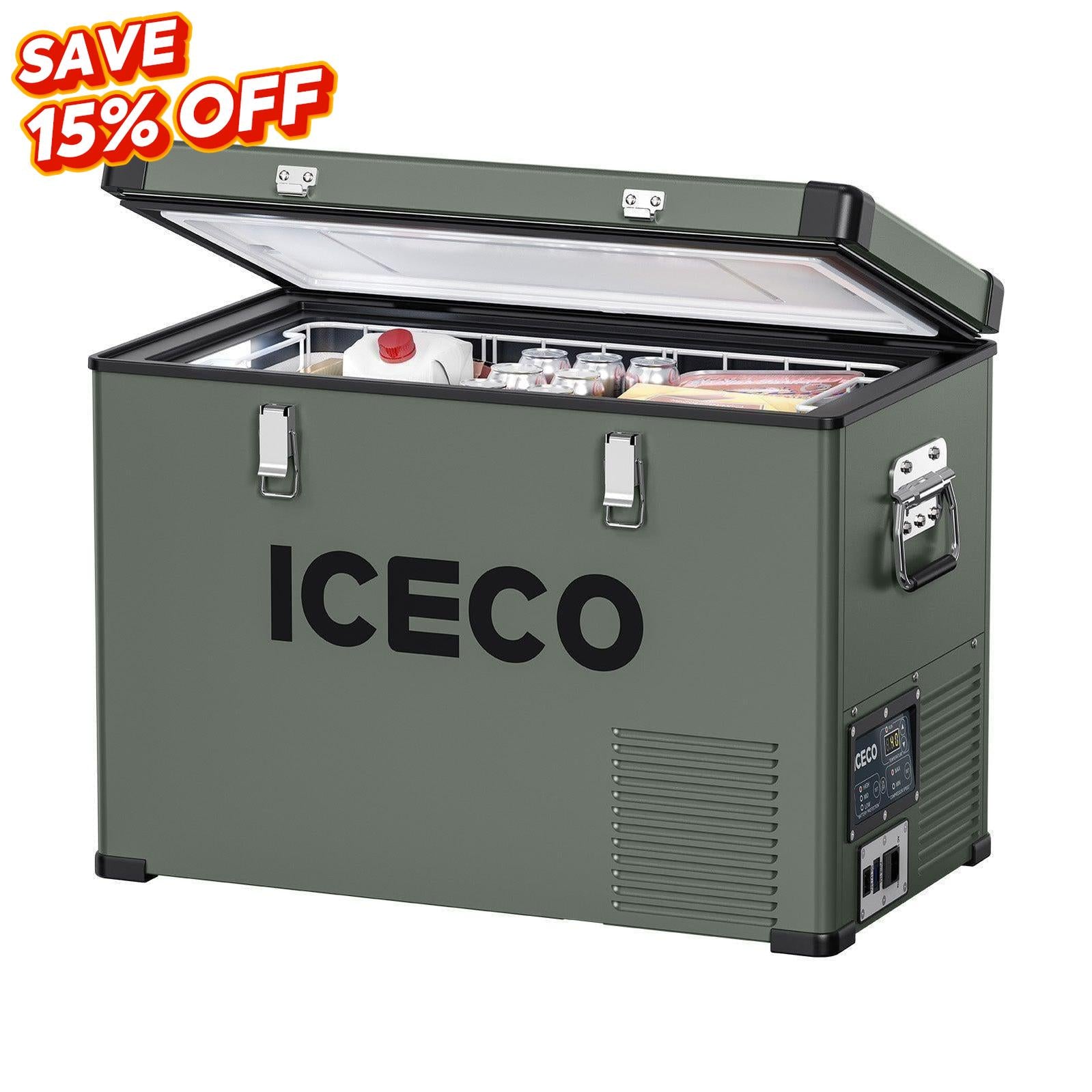 47.5QT VL45 Portable Fridge Single Zone Freezer | ICECO-Portable Fridge-www.icecofreezesale.com