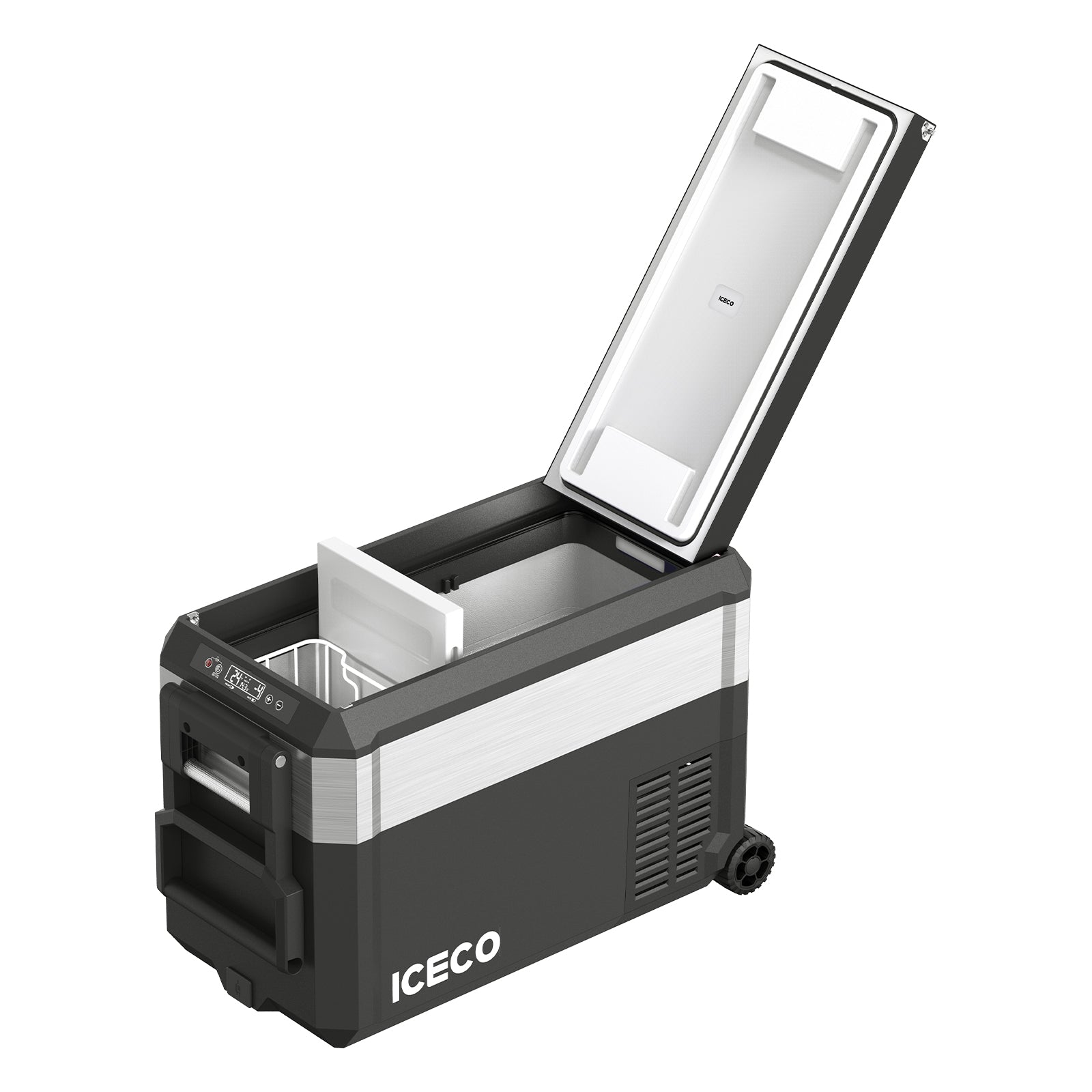 39QT JP40 Pro Dual Zone Wheeled Portable Freezer With Cover | ICECO-Portable Fridge-www.icecofreezesale.com