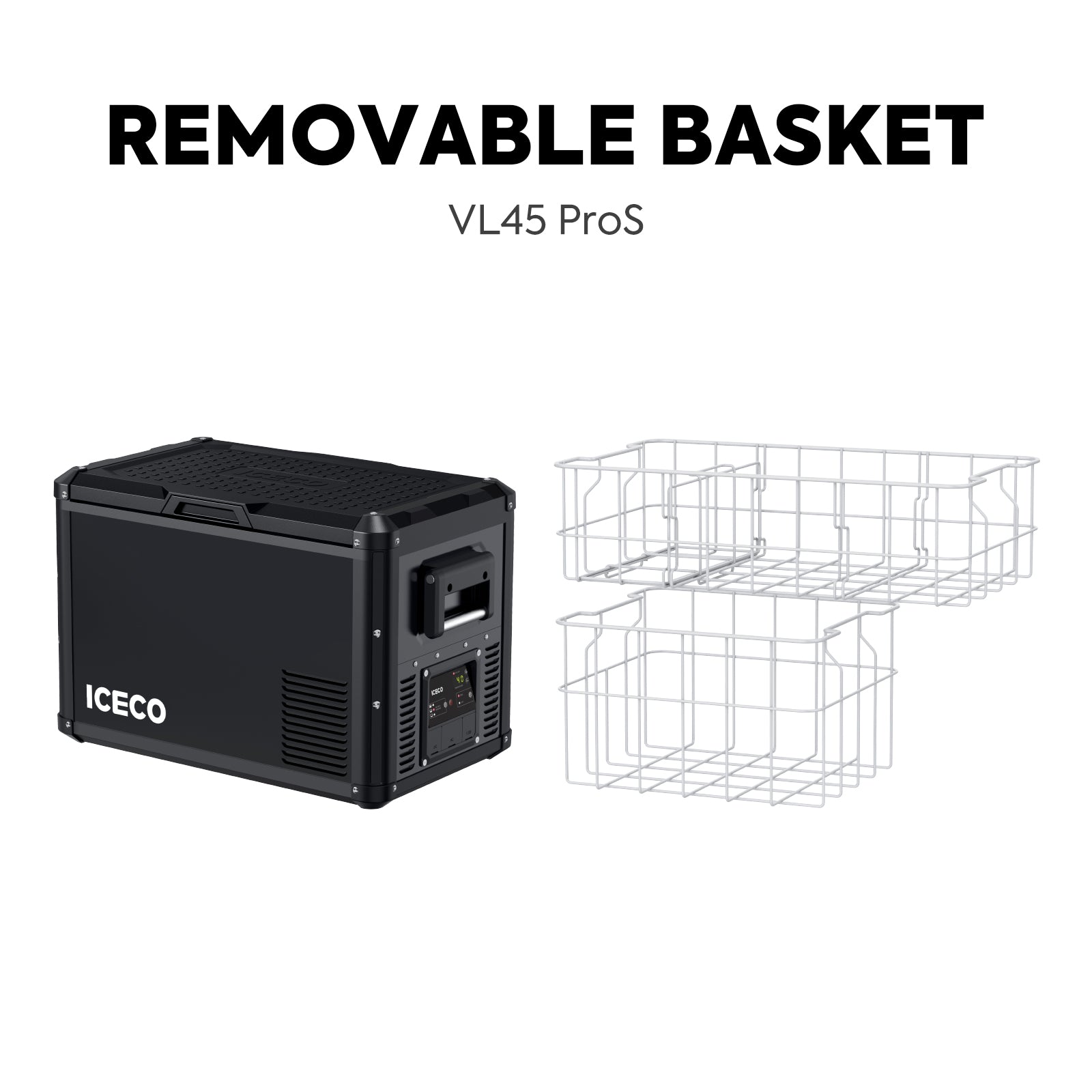 47.5QT VL45ProS Portable Fridge Freezer with Camping Cot | ICECO-Portable Fridge-www.icecofreezesale.com