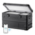 37QT APL35-Black Aluminum Freezer With Magnetic Power Bank | ICECO-Portable Fridge-www.icecofreezesale.com
