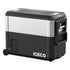 JP Pro Series 40/51QT Dual Zone Wheeled Car Fridge With Cover-SILVER | Ship Out in Early-August-Portable Fridge-www.icecofreezesale.com