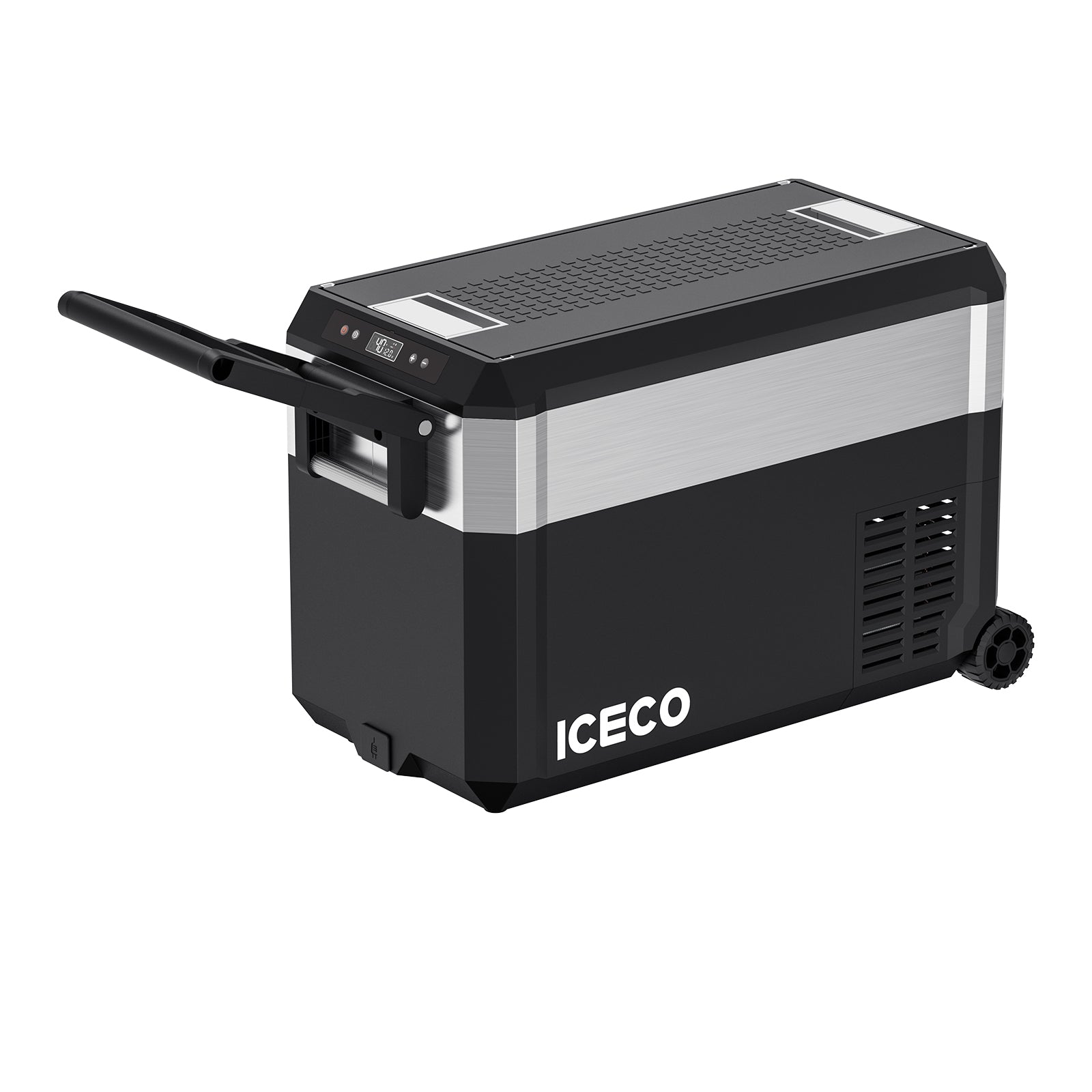 39QT JP40 Pro Dual Zone Wheeled Portable Freezer With Cover | ICECO-Portable Fridge-www.icecofreezesale.com