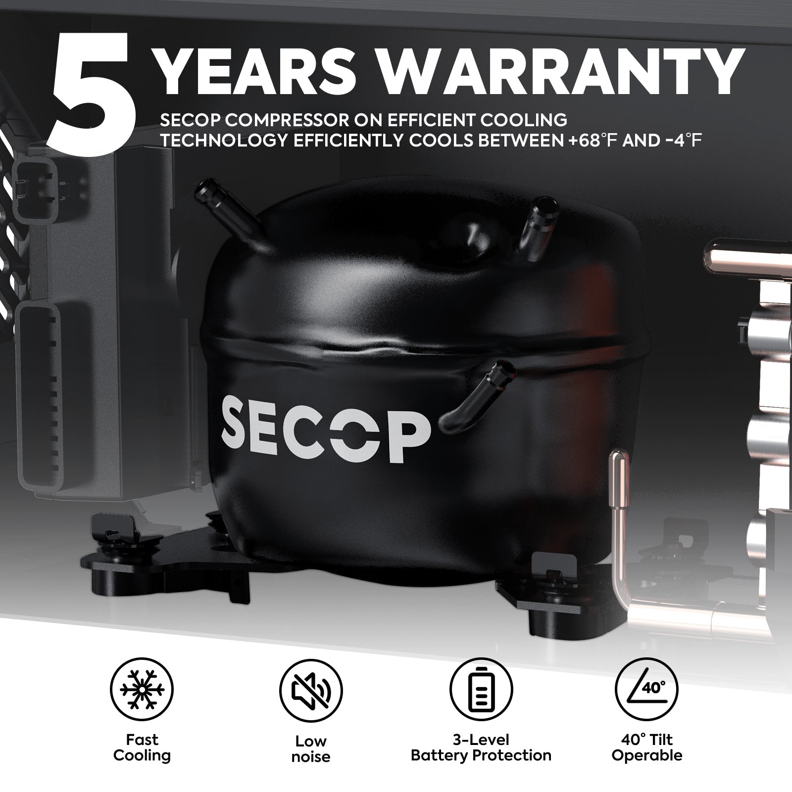 58QT APL55 Dual Zone 12 Volt Fridge refrigerator | ICECO-Portable Fridge-www.icecofreezesale.com