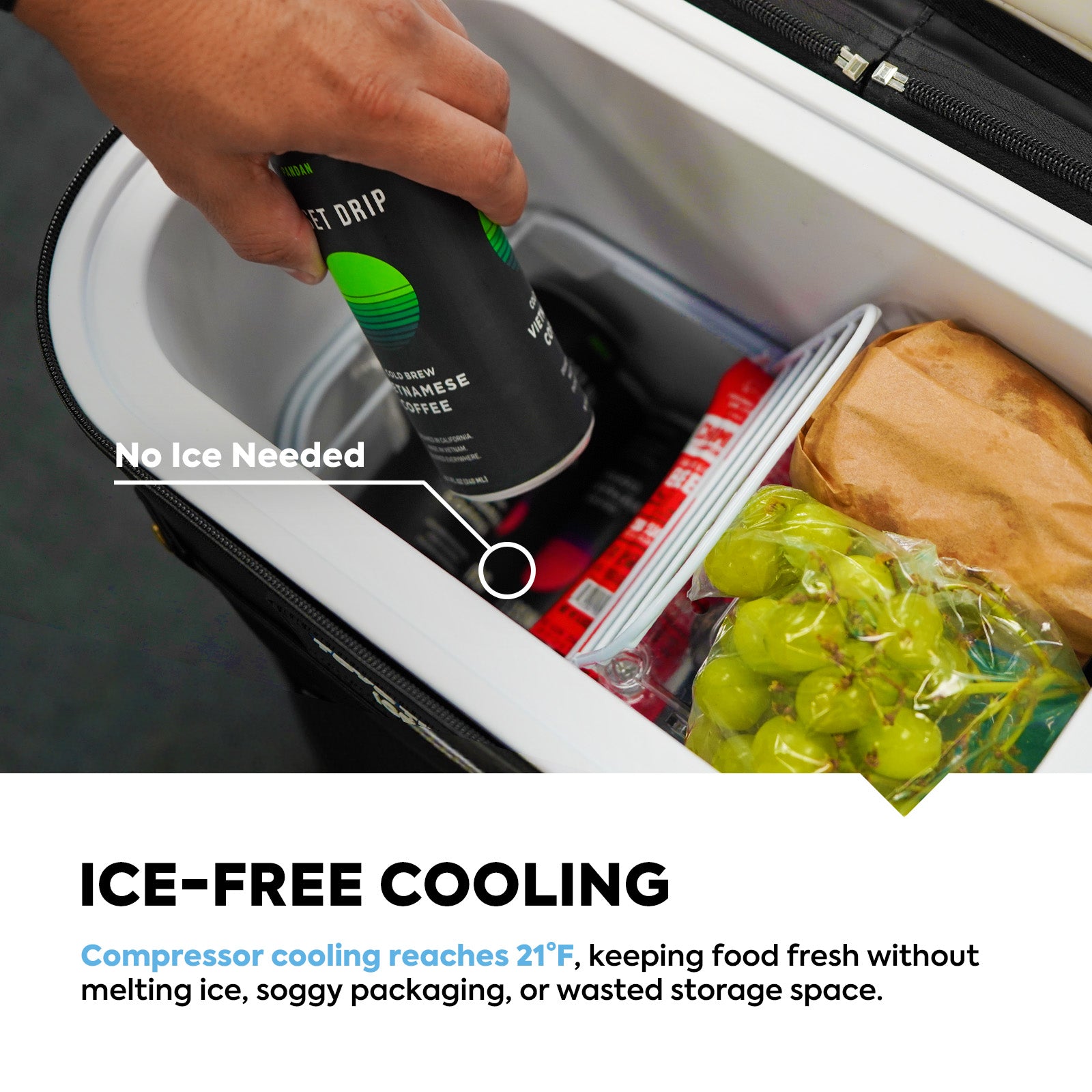 13.5QT GOPACK12 Single Zone 12V Ice-Free Portable Freezer | ICECO × TOYO TIRES® Limited Edition-Portable Fridge-www.icecofreezesale.com