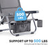 Bora 5-Position Reclining Folding Beach Chair with Headrest for Adults | ICECO-Outdoor Gear-www.icecofreezesale.com