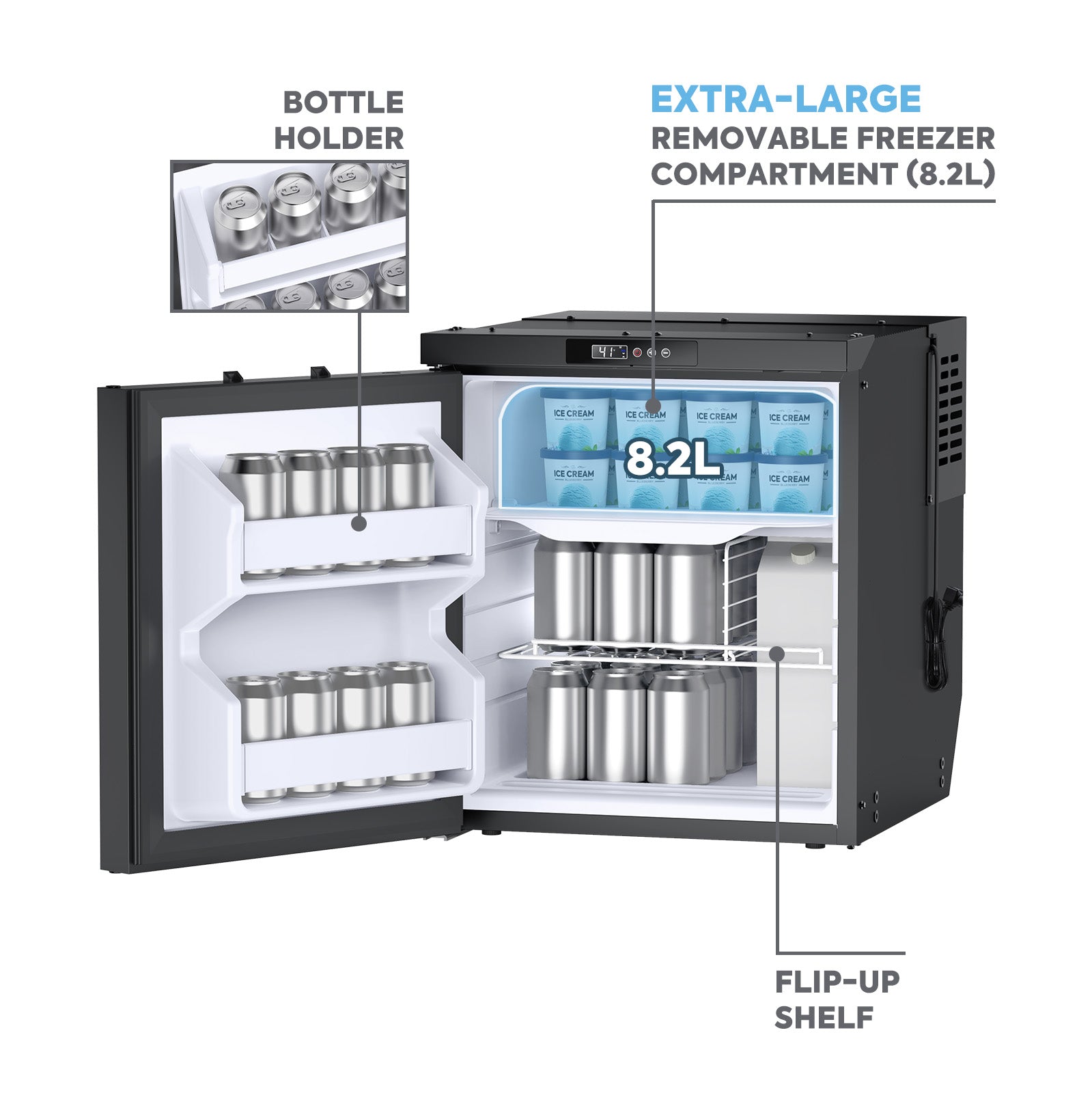 BF65/BF86 Series 66/91QT 12V RV/Truck Portable Freezer | ICECO-Portable Fridge-www.icecofreezesale.com