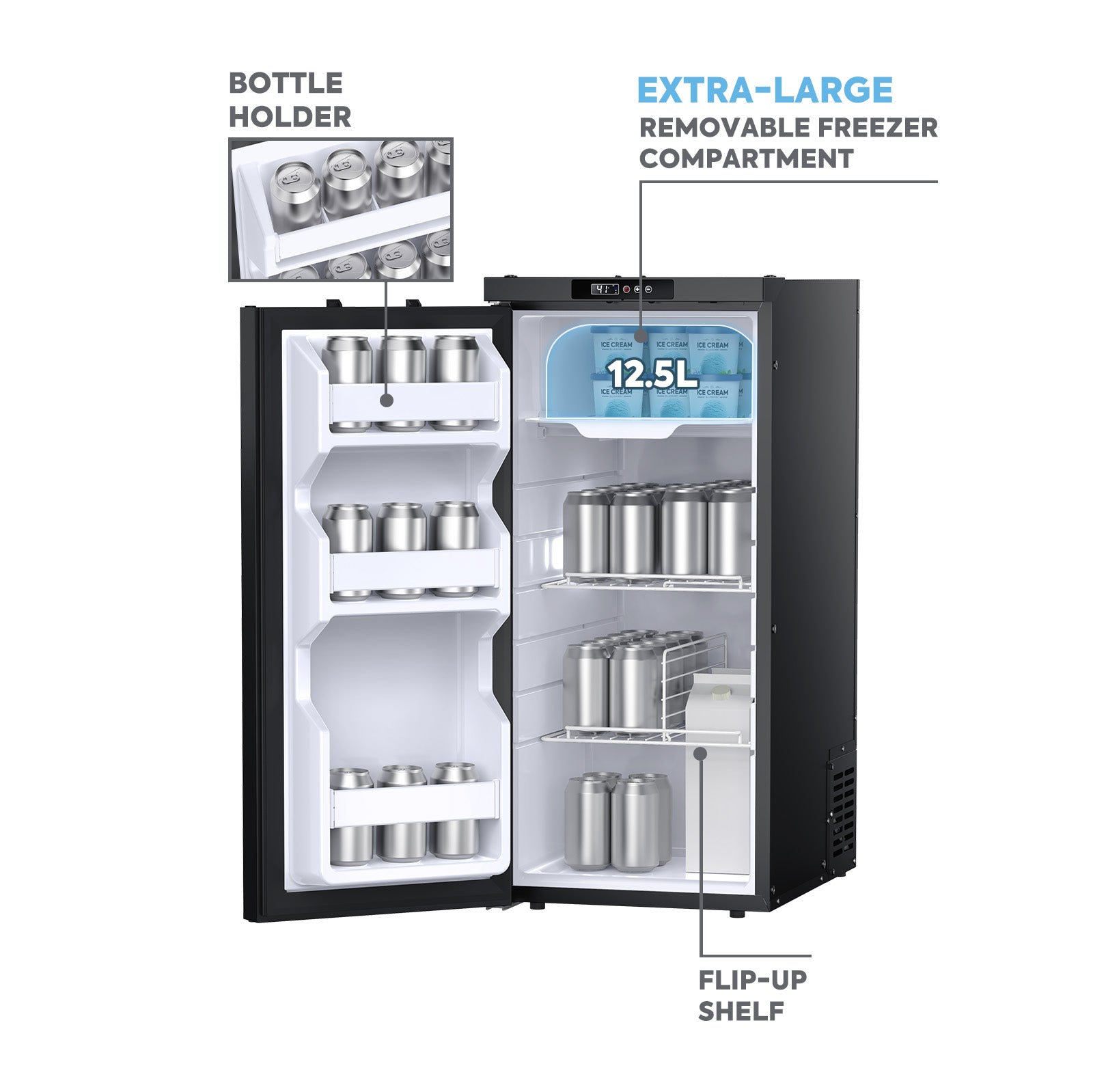 BF65/BF86 Series 66/91QT 12V RV/Truck Portable Freezer | ICECO-Portable Fridge-www.icecofreezesale.com