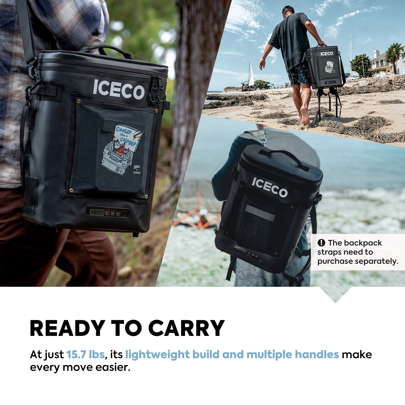 NEW! 13.5QT GOPACK12 Single Zone 12V Ice-Free Portable Freezer | ICECO-Portable Fridge-www.icecofreezesale.com