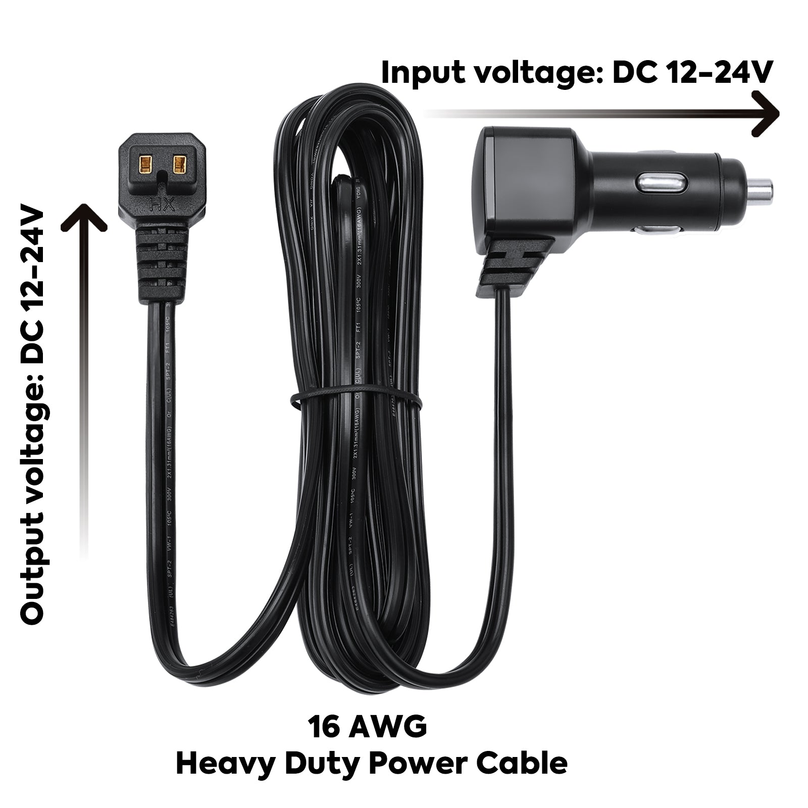 12 Volt Male Cigarette Lighter Plug for ICECO Fridge Freezer-accessories-www.icecofreezesale.com