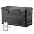 37QT APL35-Black Aluminum Freezer With Magnetic Power Bank | ICECO-Portable Fridge-www.icecofreezesale.com