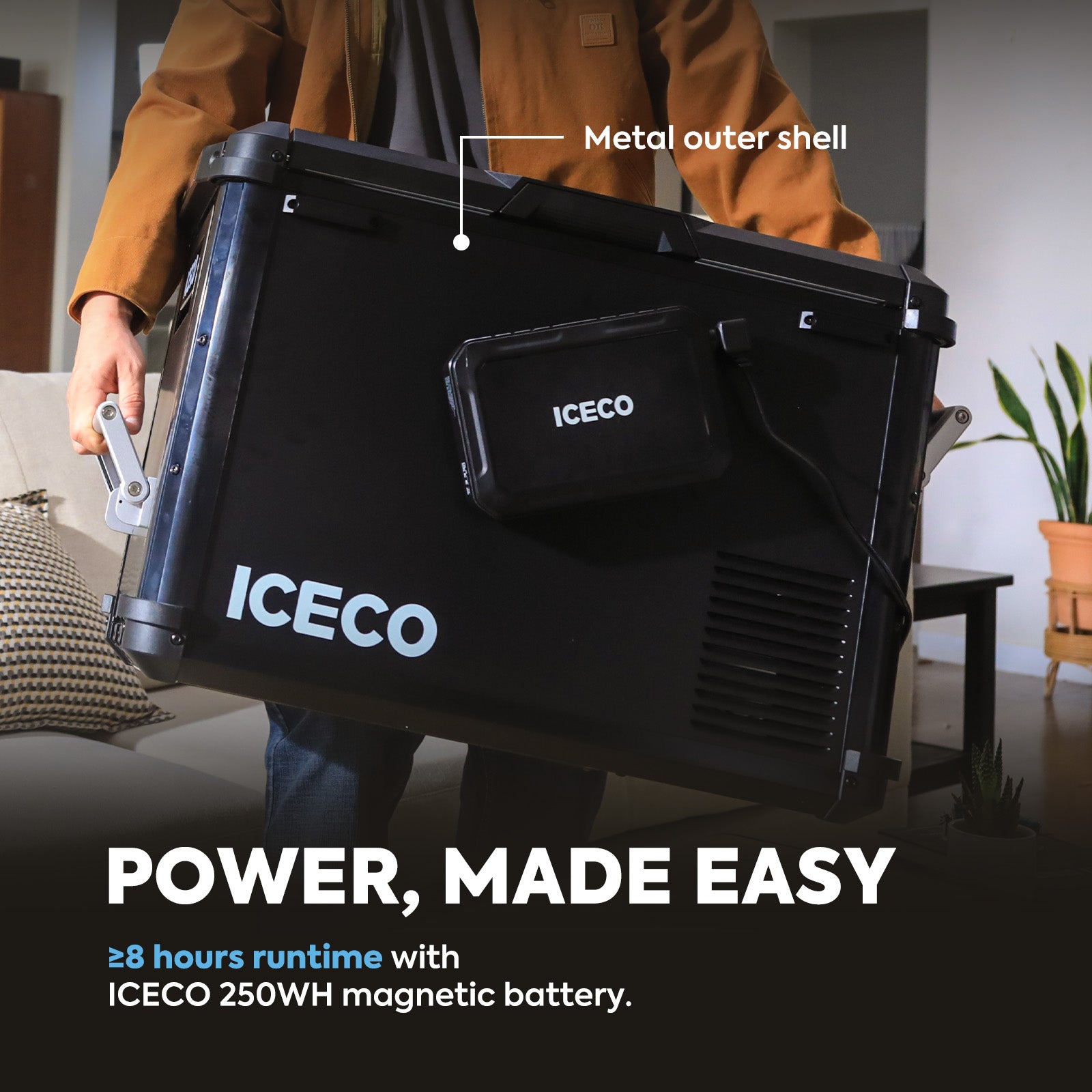44.4QT VL45PLUS 3 Ways Access Fridge Freezer | ICECO Ship out Late August-Portable Fridge-www.icecofreezesale.com