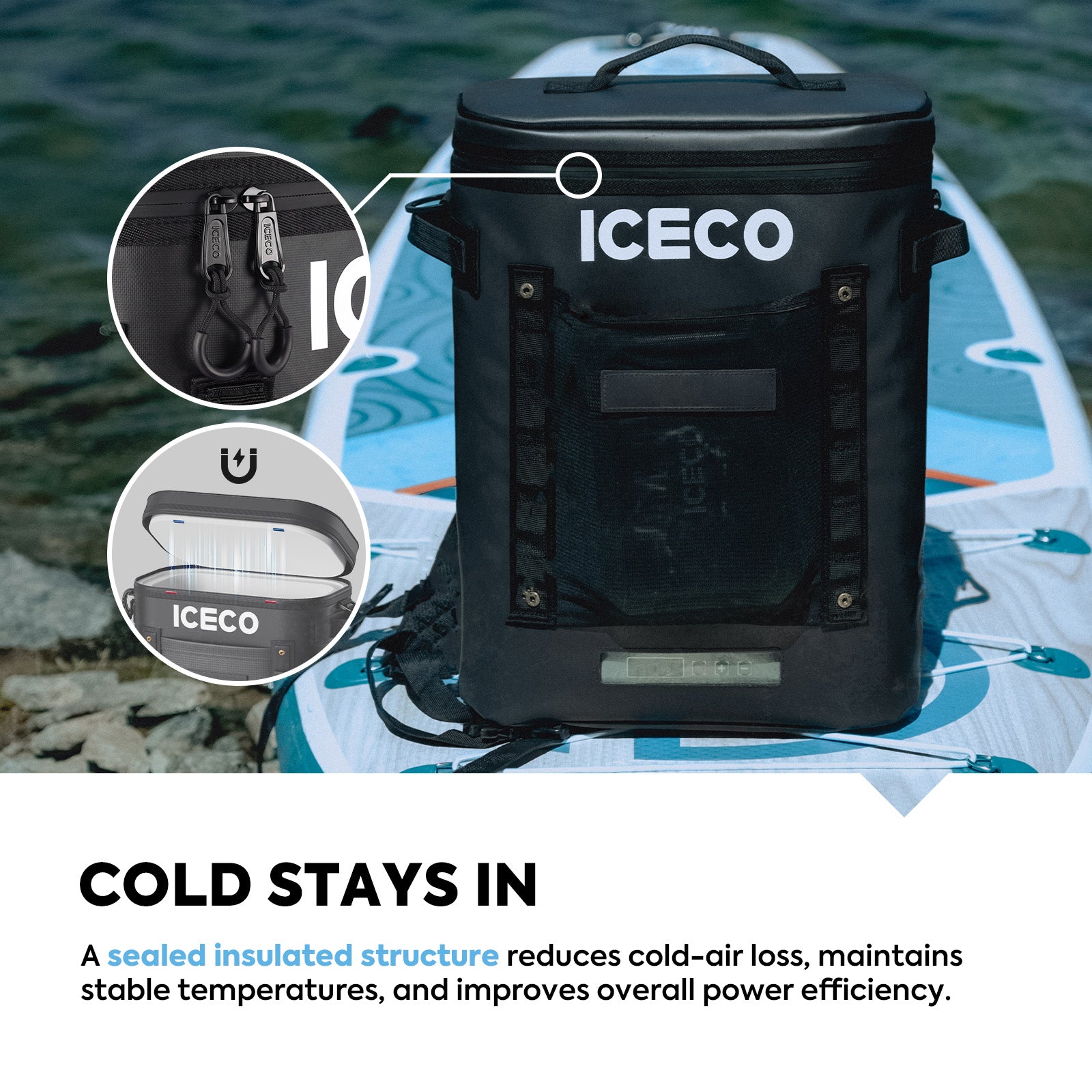 NEW! 13.5QT GOPACK12 Single Zone 12V Ice-Free Portable Freezer | ICECO-Portable Fridge-www.icecofreezesale.com