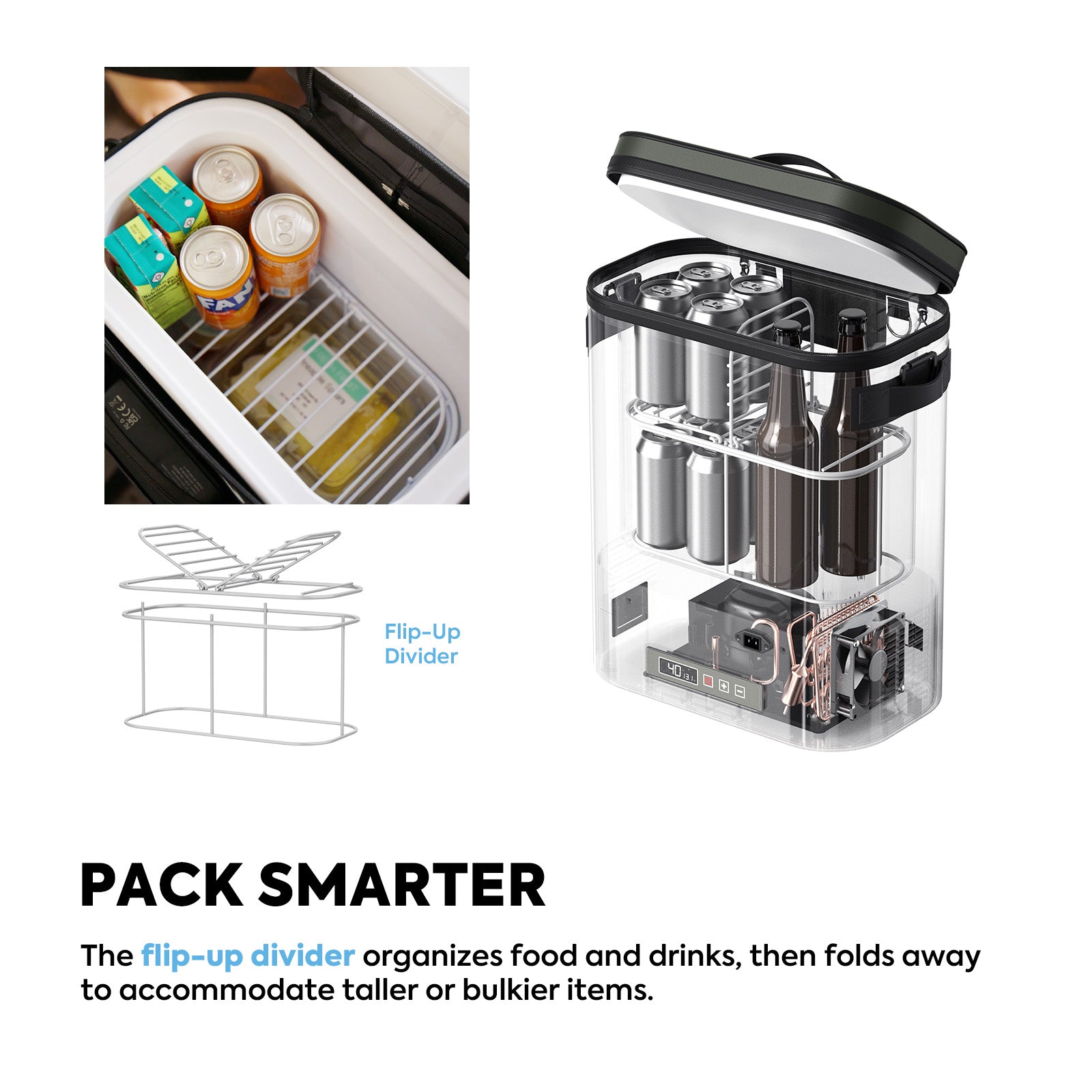 13.5QT GOPACK12 Single Zone 12V Ice-Free Portable Freezer | ICECO-Portable Fridge-www.icecofreezesale.com
