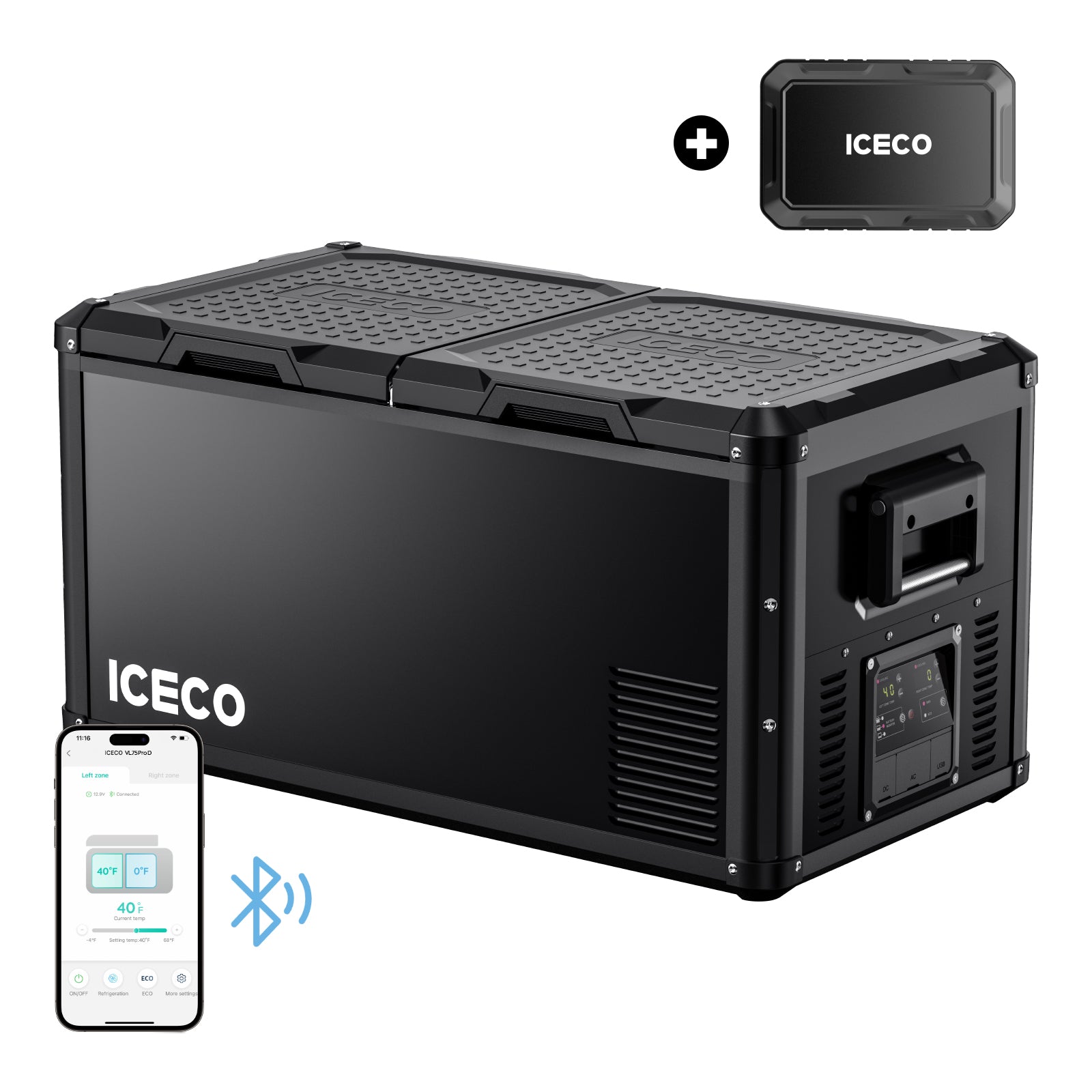 79.2QT VL75ProD 12V Heavy Duty Fridge Freezer| ICECO-Portable Fridge-www.icecofreezesale.com