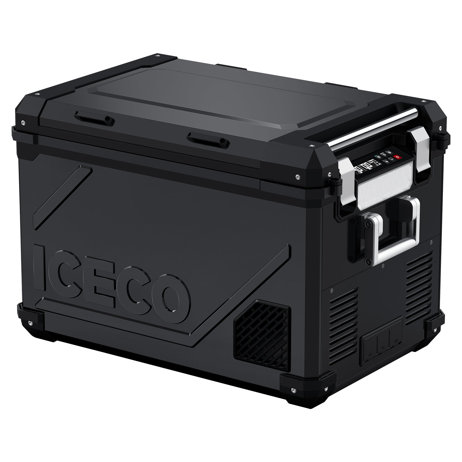ICECO APL55-Black  car refrigerator with app control, quiet travel fridge perfect for RV and extended outdoor camping trips-www.icecofreezesale.com