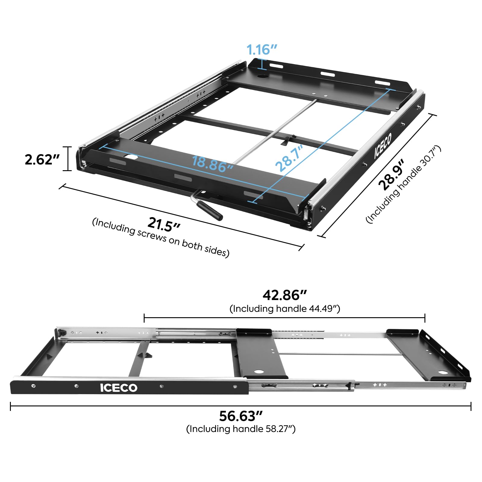 APL55/VL60PRO Slide Mount | ICECO-Slider-www.icecofreezesale.com
