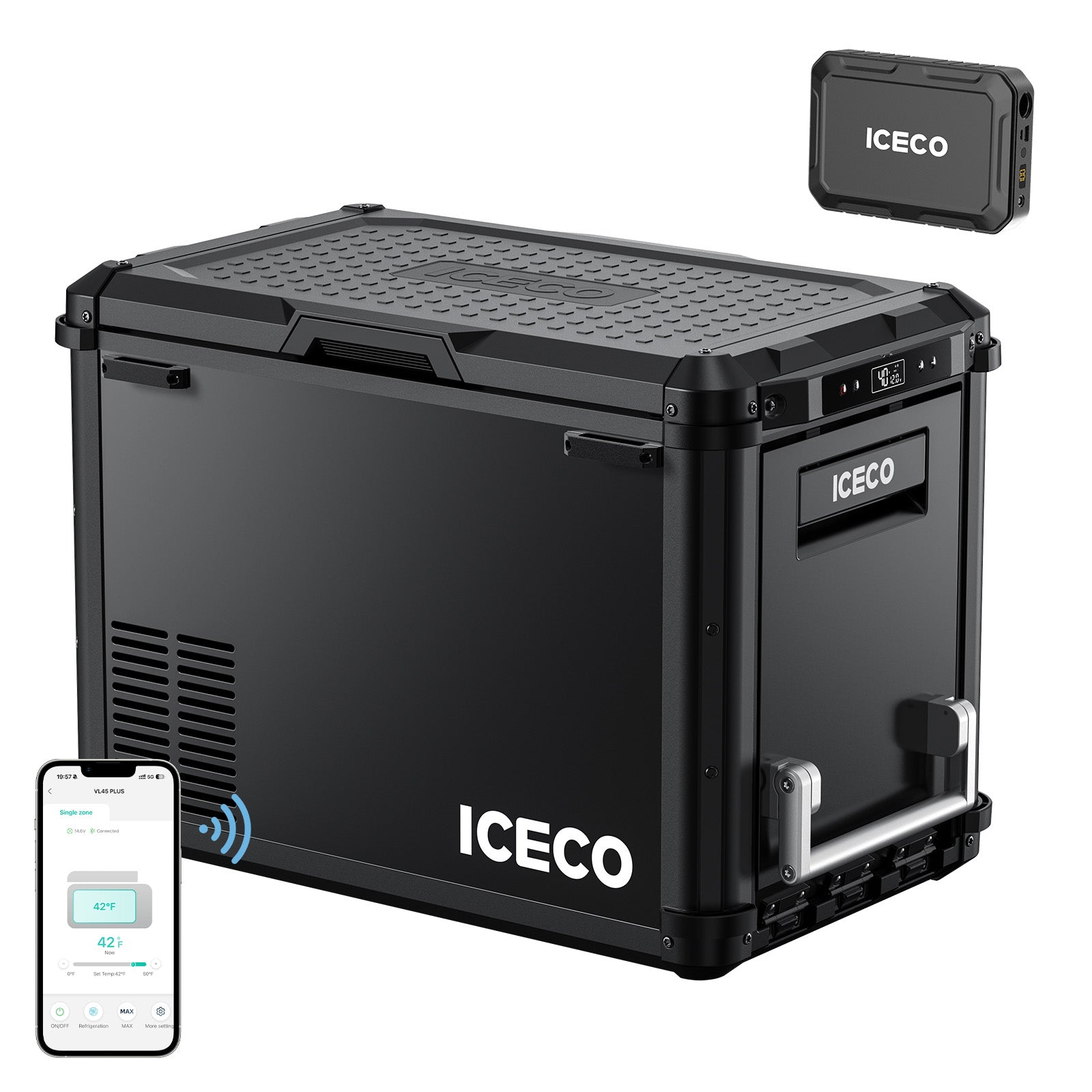 NEW! 44.4QT VL45PLUS 3 Ways Access Fridge Freezer | ICECO-Portable Fridge-www.icecofreezesale.com