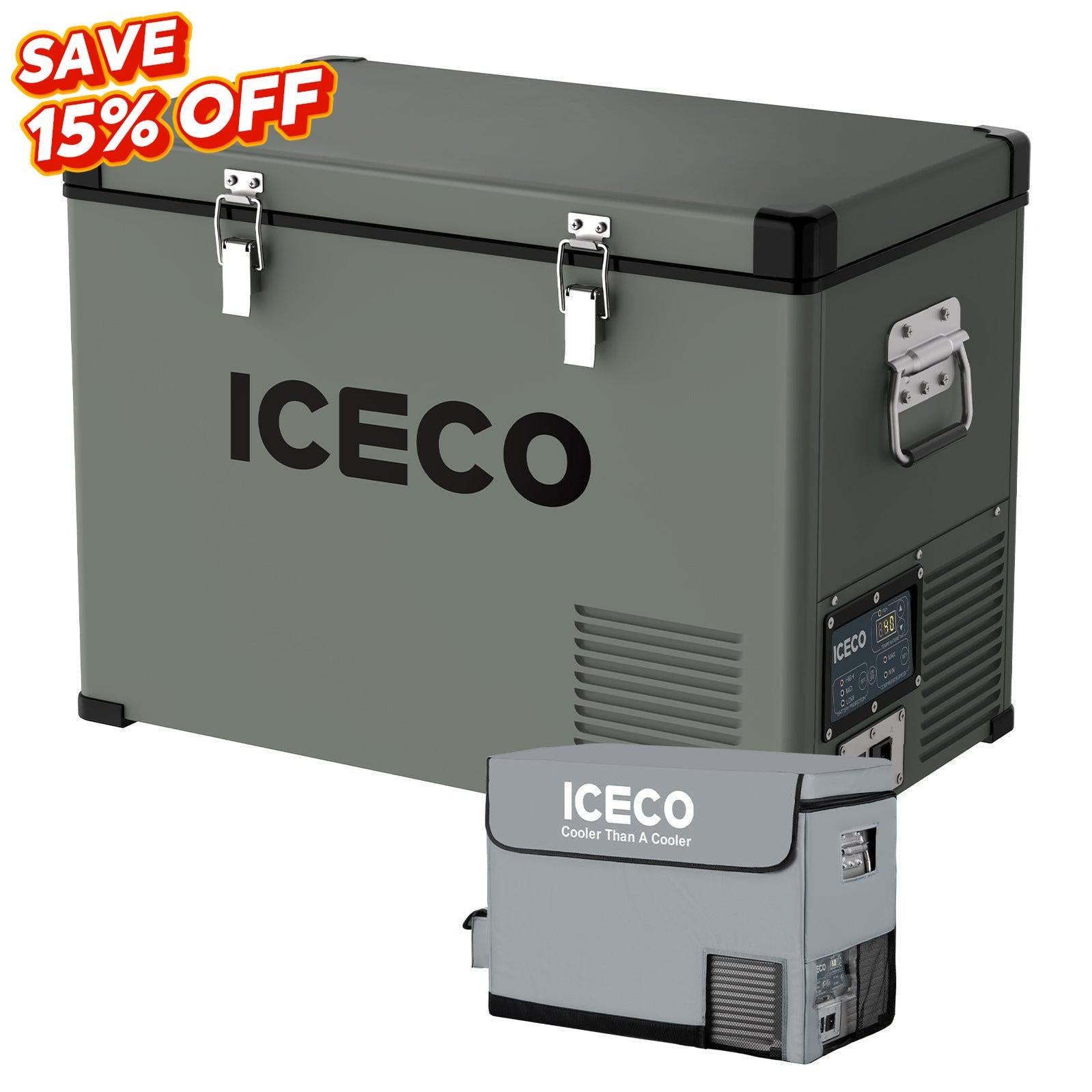 47.5QT VL45 Metal Refrigerator Single Zone Combo | ICECO-Portable Fridge-www.icecofreezesale.com
