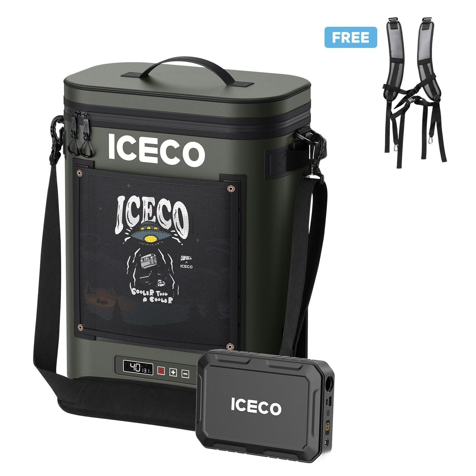 13.5QT GOPACK12 Single Zone 12V Ice-Free Portable Freezer | ICECO-Portable Fridge-www.icecofreezesale.com