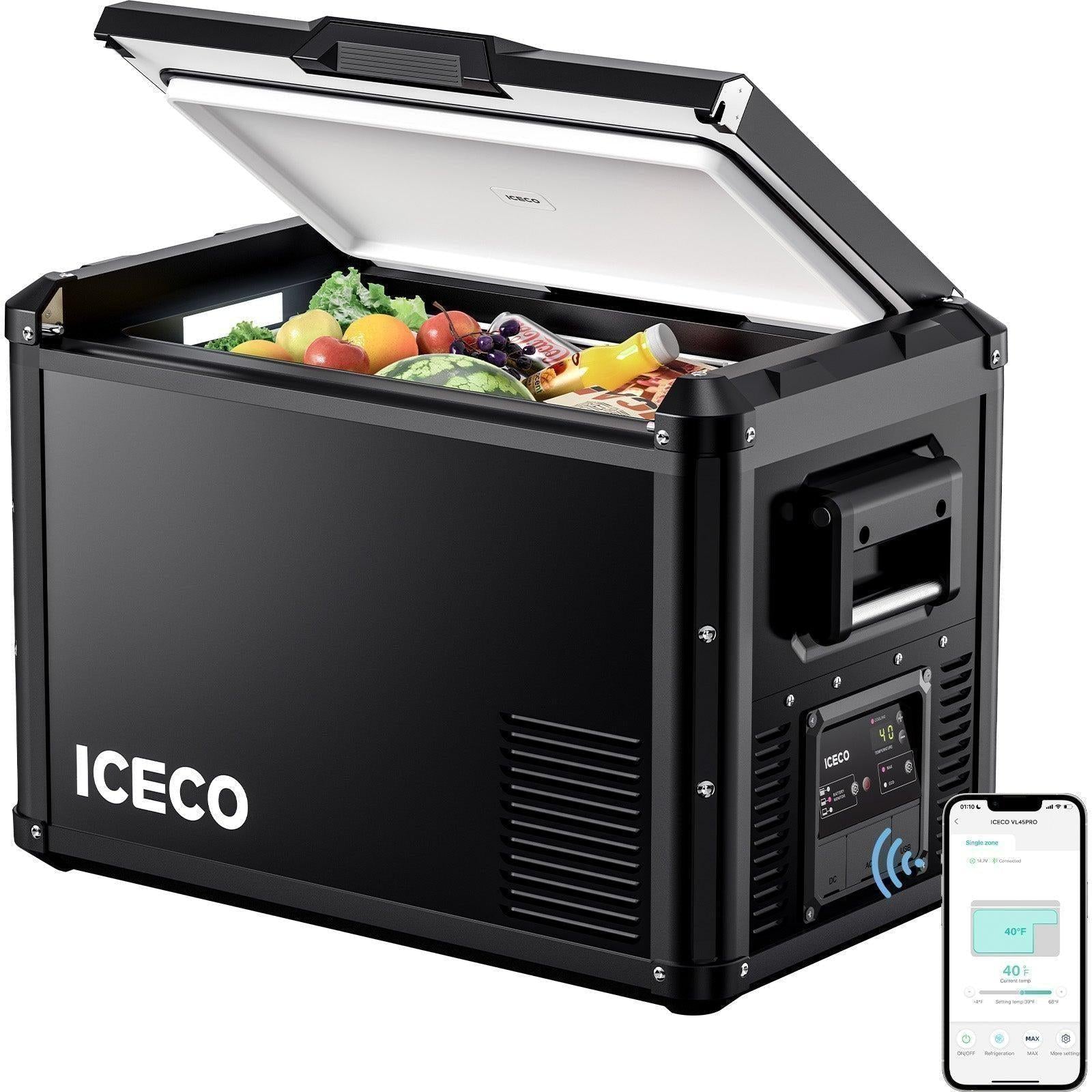 63.4QT VL60ProS Single Zone Portable Fridge Electric Cooler | ICECO-Portable Fridge-www.icecofreezesale.com