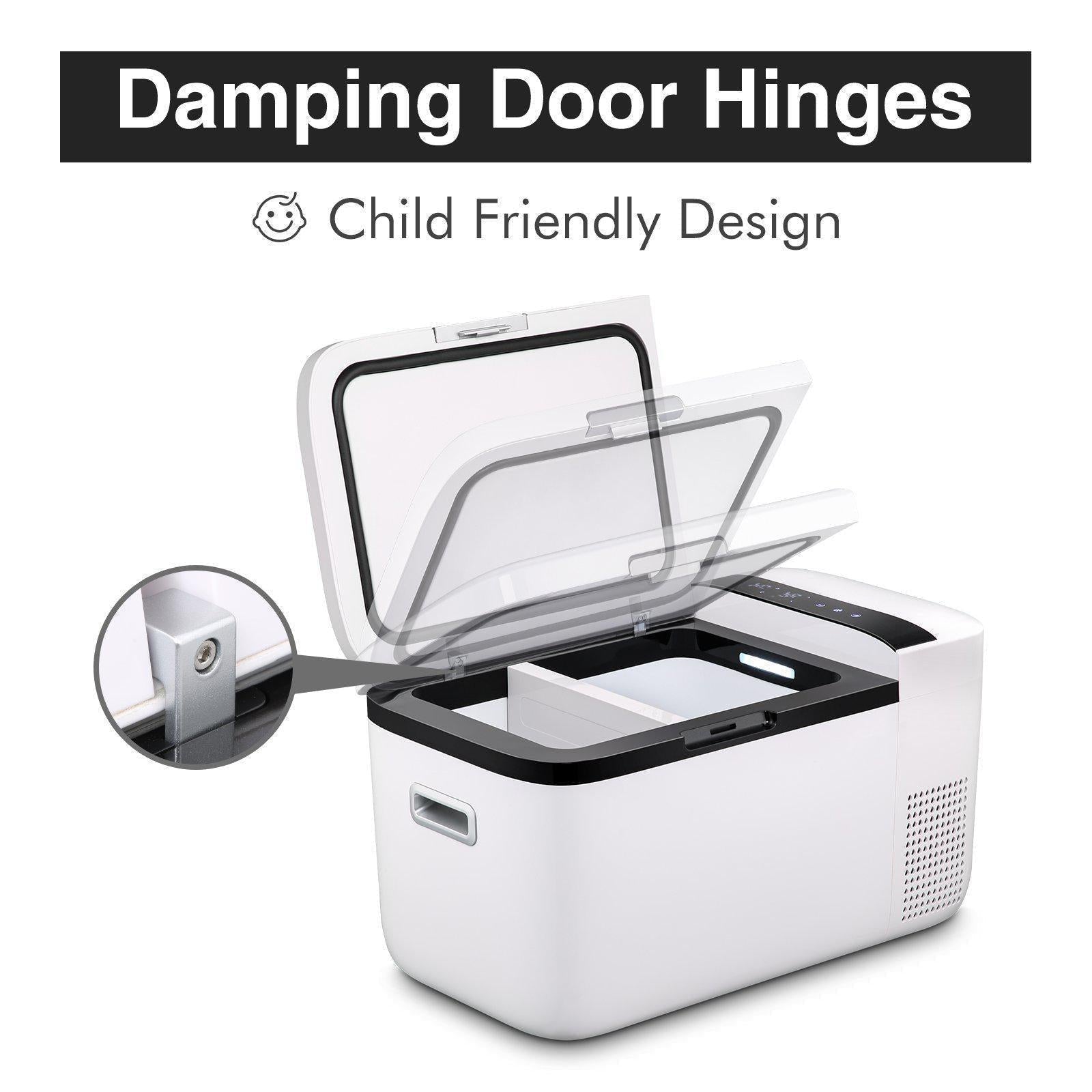 21QT GO20 Dual Zone 12V Refrigerator (White) | ICECO-Portable Fridge-www.icecofreezesale.com