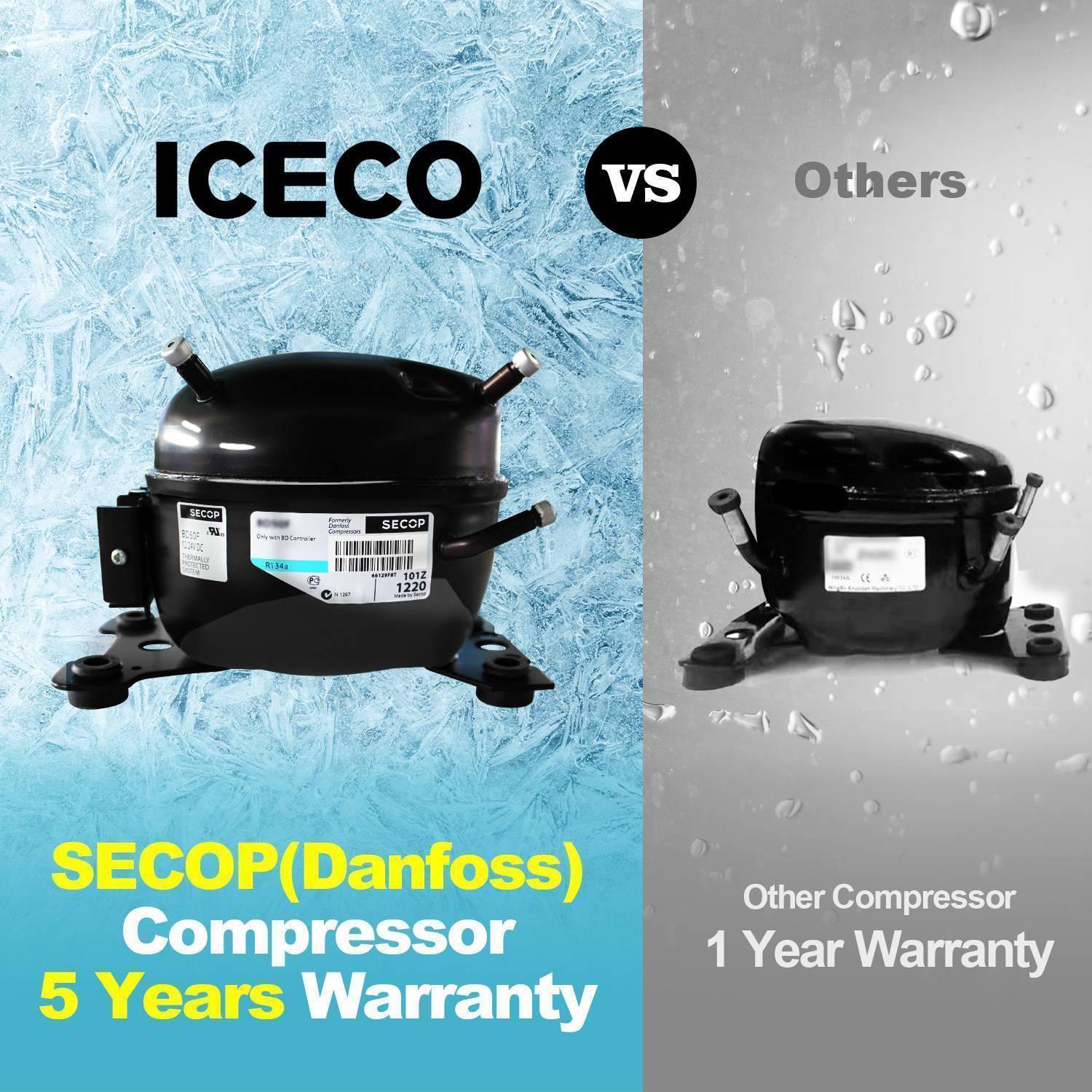 ICECO VL45 12V Refrigerator Single Zone With Cover